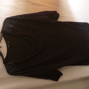 Apt 9 tunic with beaded sleeves 0X